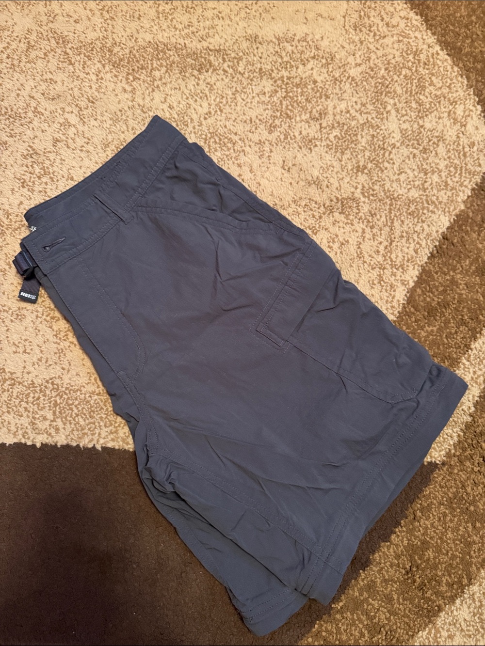 REI Men's Grey Cargo Shorts